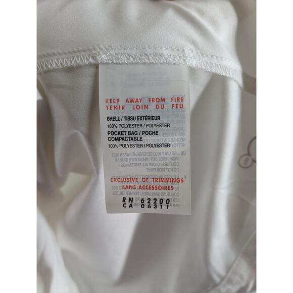 Puma Golf Wind Breaker Jacket Mens XXL White 1/2 Zip Lightweight Water Resistant - Picture 8 of 13